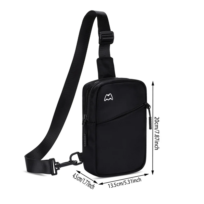 Mini Sling Bag For Men And Women Small Sports Crossbody Bag Trendy Casual Phone Chest Bag For Travel