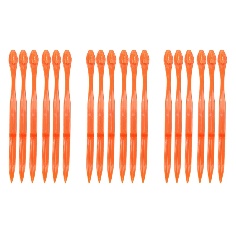 

18PCS Easy Orange Citrus Peeler In Bright Orange Color Kitchen Tool