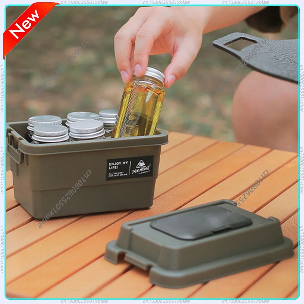 Multifunctional Sundries Bucket Portable Napkin Paper Tissue Storage Case Moisture-Resistant for Camping Hiking Travel