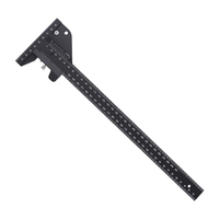 Multi Depth Gauge Aluminum Alloy Carpenter Mark T-Ruler Back Magnet Marking Measuring Gauge Removable Limit Gauge Measuring Tool