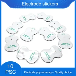 Almohadillas de electrodos de pulso Tens autoadhesivas, adhesivo para acupuntura Digital, terapia física corporal, terapia de pulso, 10 Uds.