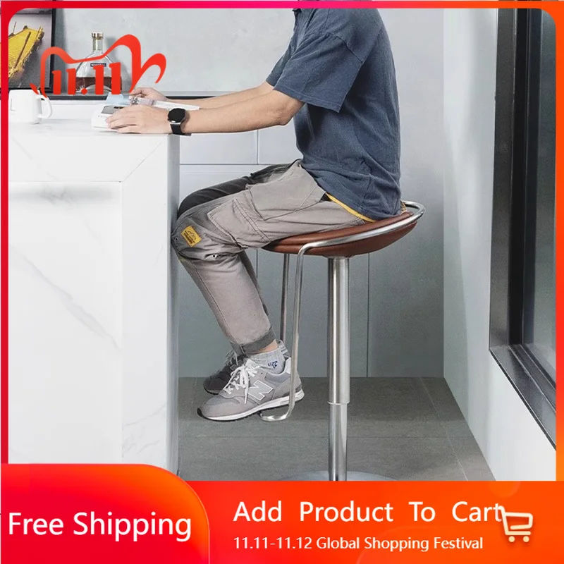 

Nordic High Bar Stools Accent Reception Desks Counter Living Room Bar Chairs Minimalist Metal Relaxing Banqueta Trendy Furniture