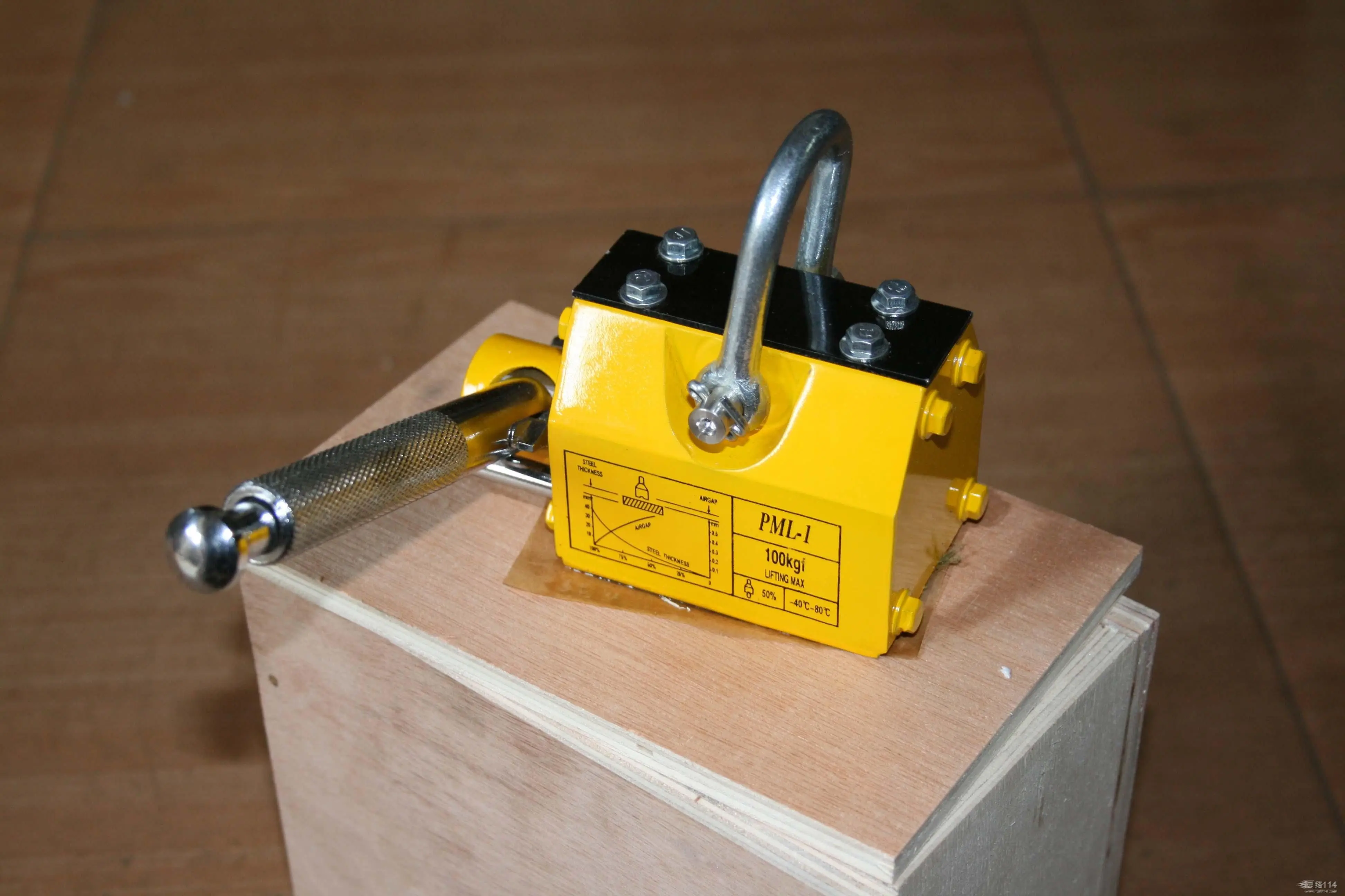 جودة عالية 1000 كجم 3.5 مرات عامل أمان رافع مغناطيسي دائم لرفع الصلب #5