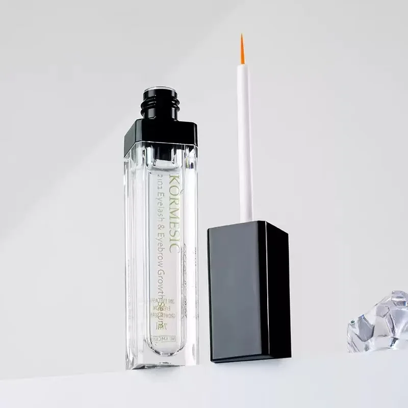 KORMESIC bianco di fascia alta nuovo Confezione Fashion Style Spessore Riccio 2 in 1 liquido per ciglia e sopracciglia 7ml