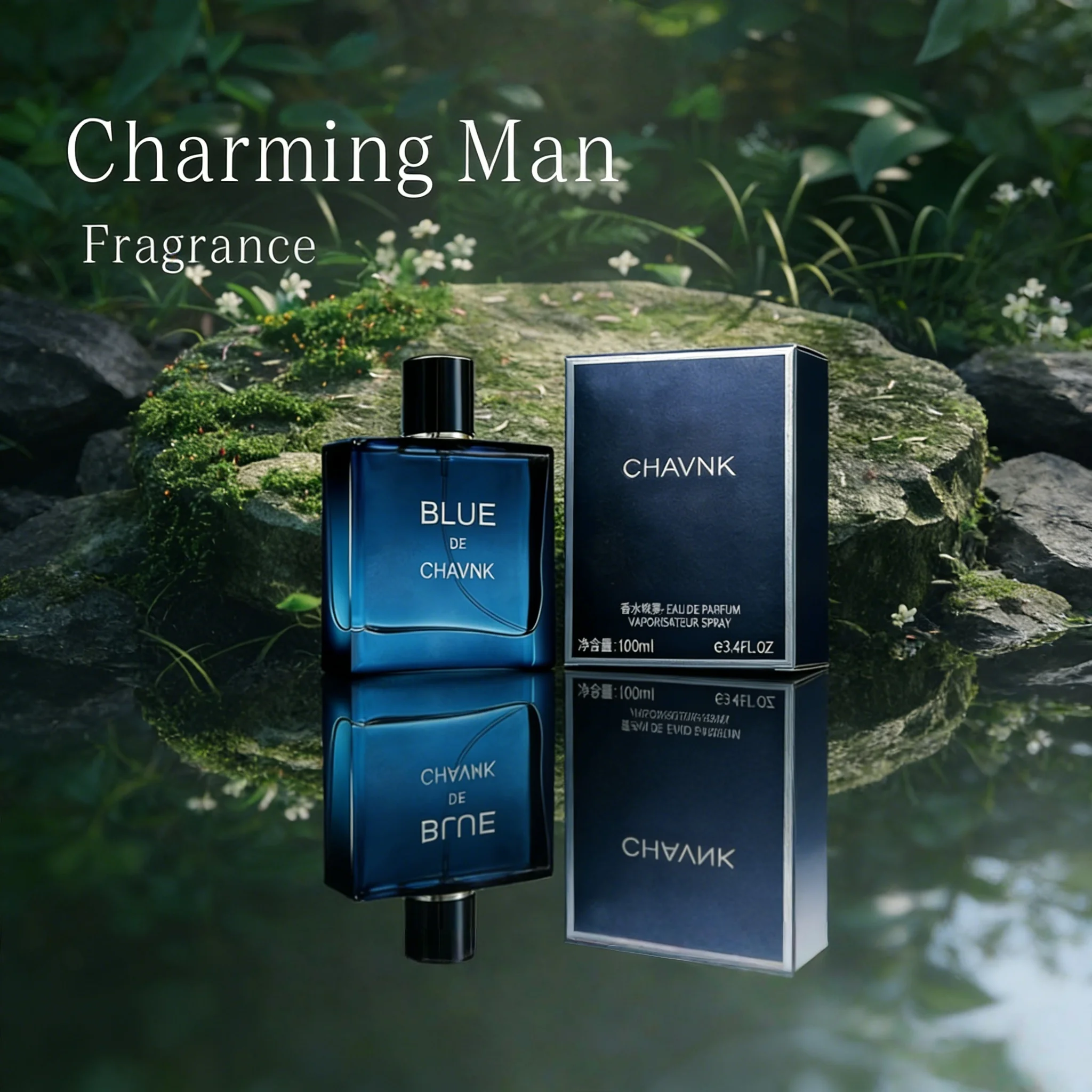 

Fresh & Natural Spray, Charming Men's Perfume – 100ml Collector's Edition Men's Pheromone Cologne, Long-Lasting