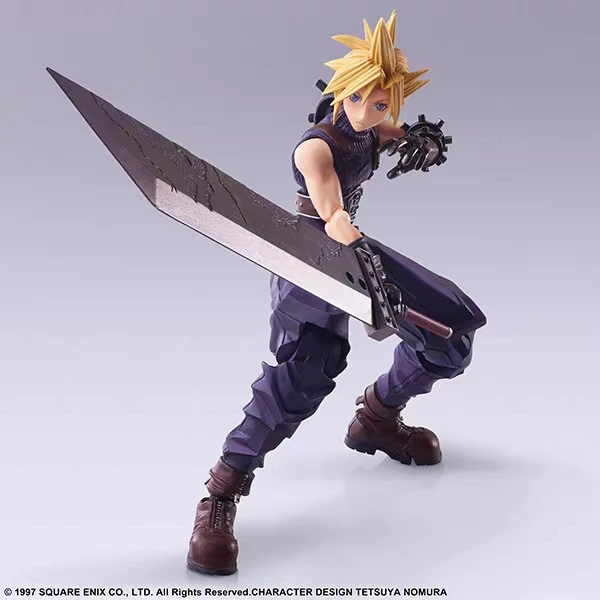 [in Stock] Game Toys Final Fantasy Vii Action Figure Cloud Strife Boys Handsome Model Collection Game Toys Birthday Gift Pendant