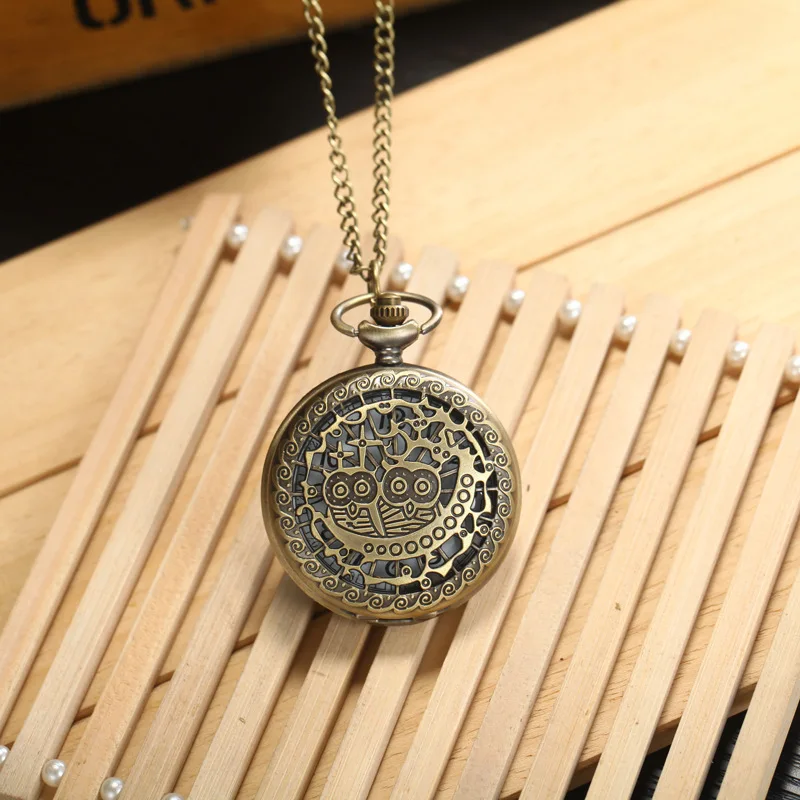 Внешняя торговля популярный стиль винтажные карманные часы с черепом в форме сердца для отдыха памятные украшения часы с цепочкой чайки Elect