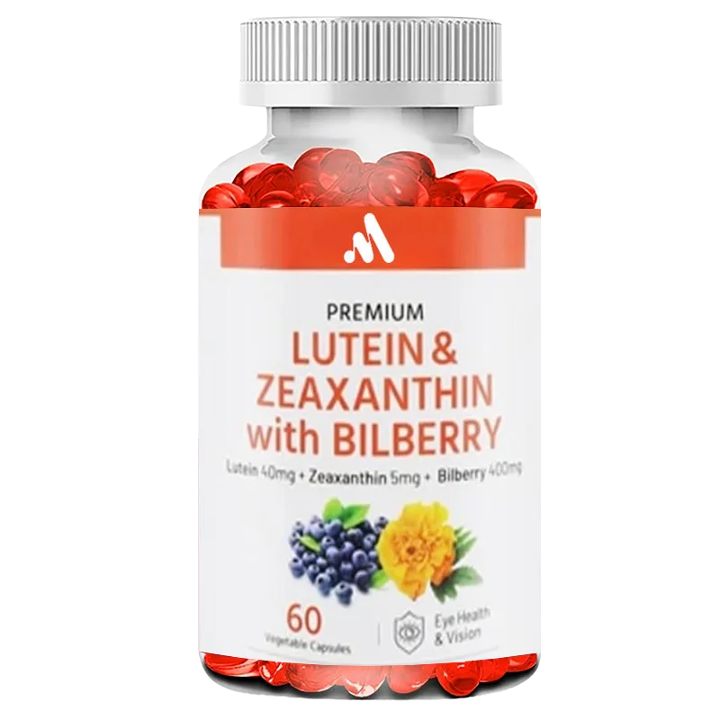 High Quality Lutein, Zeaxanthin, and Cranberry. Lutein 40mg, Cranberry 400mg. All Natural. High Efficiency and Quality.