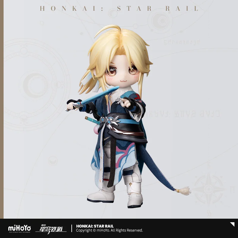 

Официальная игра Honkai: Star Rail 1/12, фигурка Yanqing, 15 см, подвижная шарнирная кукла, коллекционная модель, украшение для рабочего стола, игрушка в подарок
