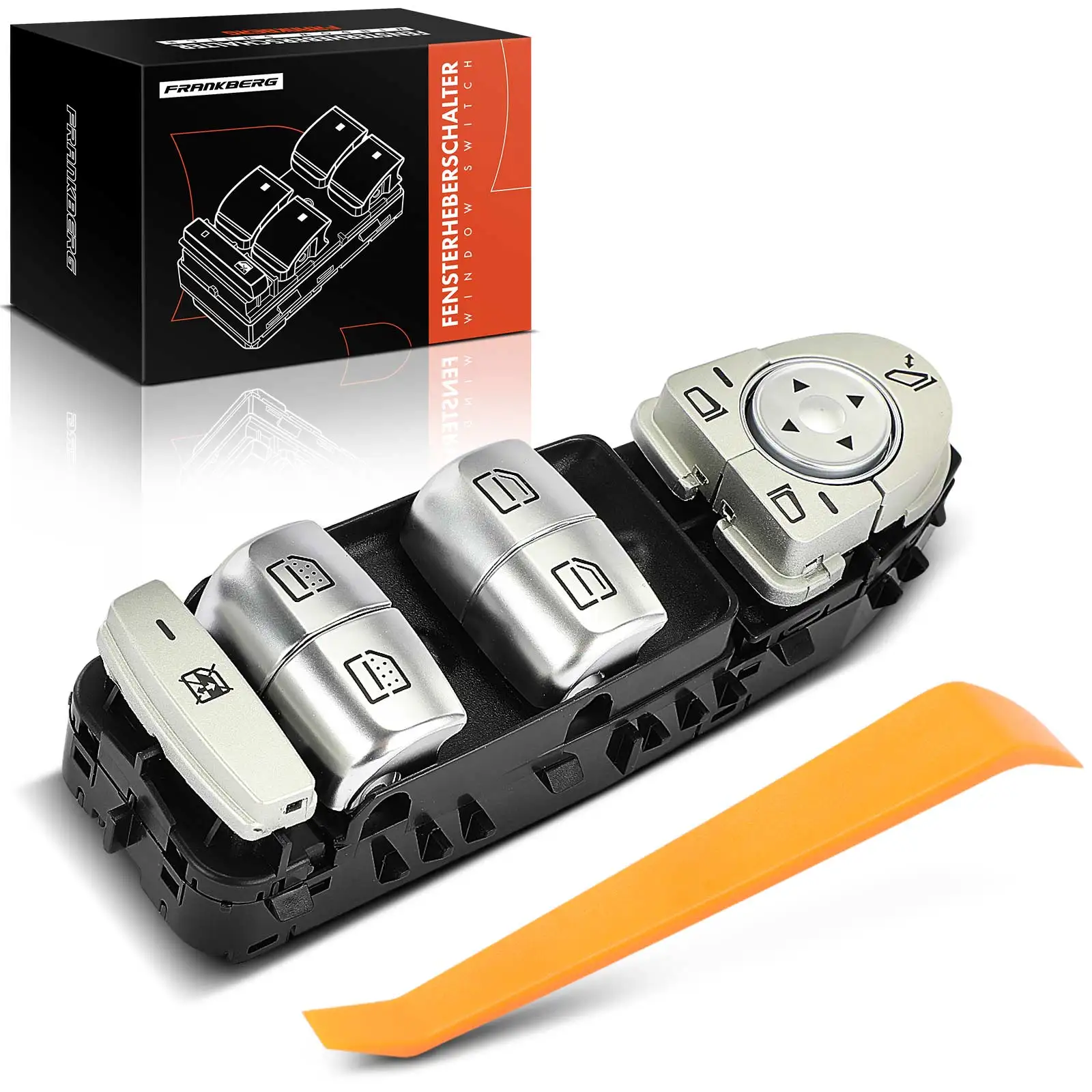Frankberg 1x Driverschakelaar Raammechanisme voor Mercedes-Benz E-Klasse W213 2139054803