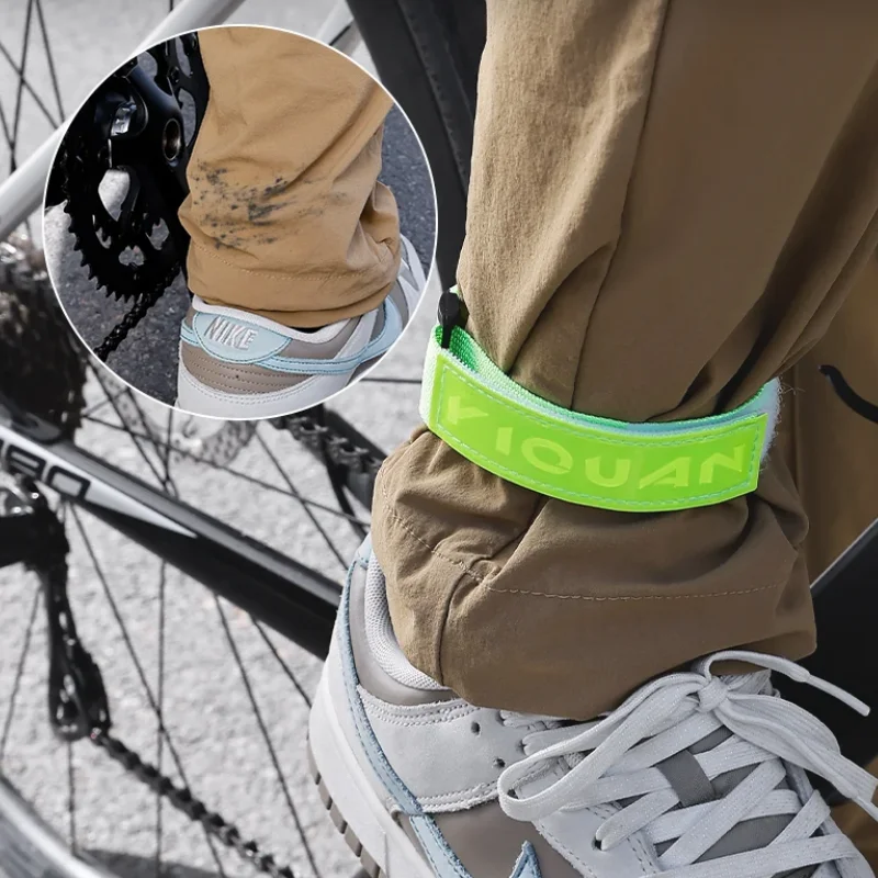 ESLNF Reflective Sports Bands Arm Wrist Ankle Leg Straps for Night Walking Cycling Running High Visibility Safety Reflector Tape