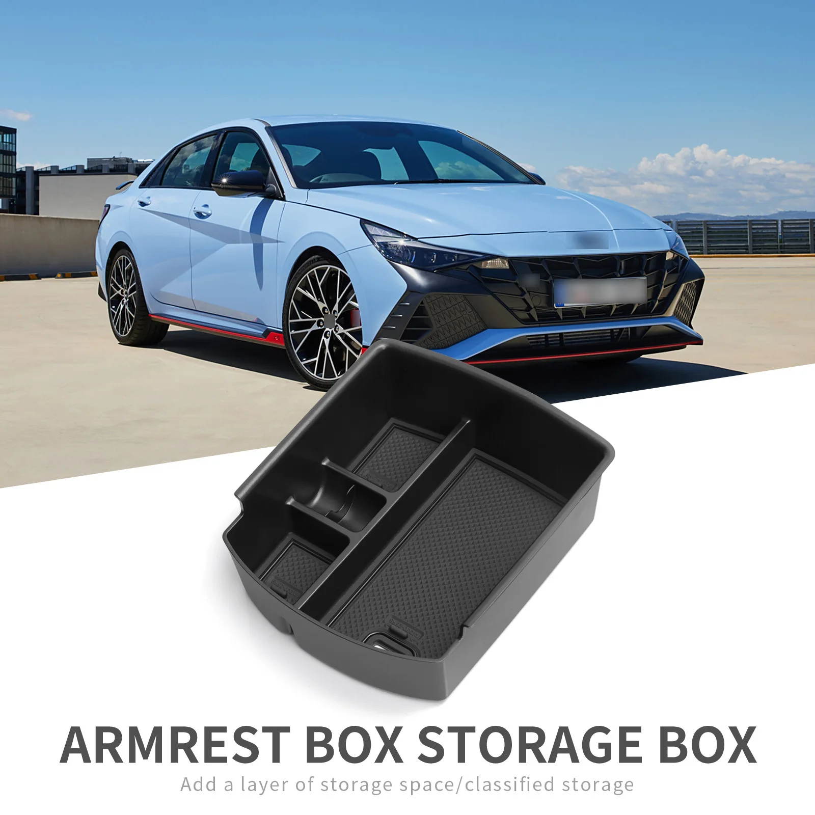 For 21-25 Hyundai I30/i30N armrest box storage box to store automotive supplies