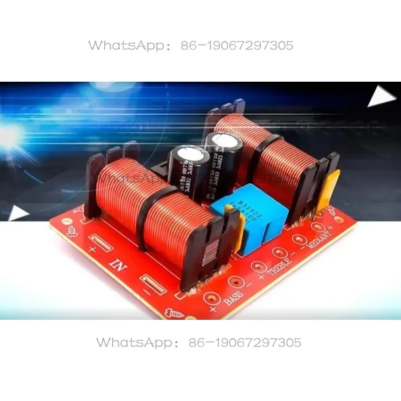 High, medium and low three-way frequency divider HiFi home speaker speaker modified audio divider
