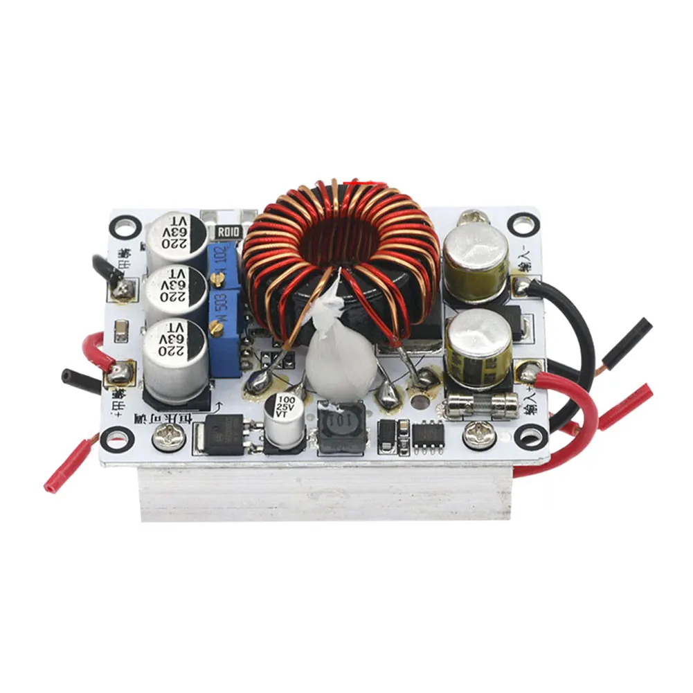 

Модуль питания Регулируемый светодиодный модуль питания Регулятор выходного напряжения 10-70 В до 2,5-58 В Регулируемый модуль питания с напряжением