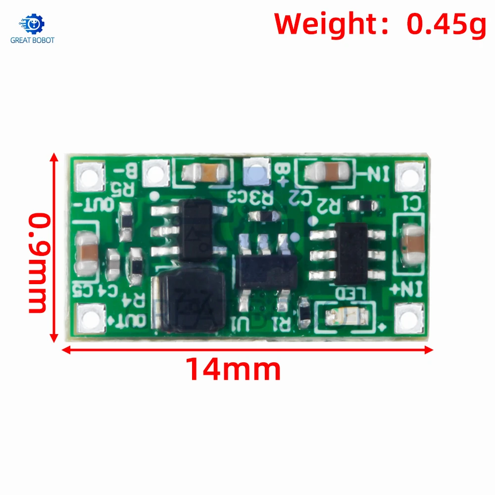 Lithium Battery Step-Down Mod Kit (3V Output): 3V–4.2V Charge/Discharge for Toys, Remotes & MCUs