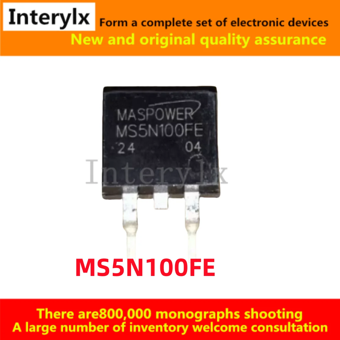 1-10Pcs/Lot Original MS5N100FE MS5N100 5N100 MOS field effect tube N channel 1000V 5A patch TO-263