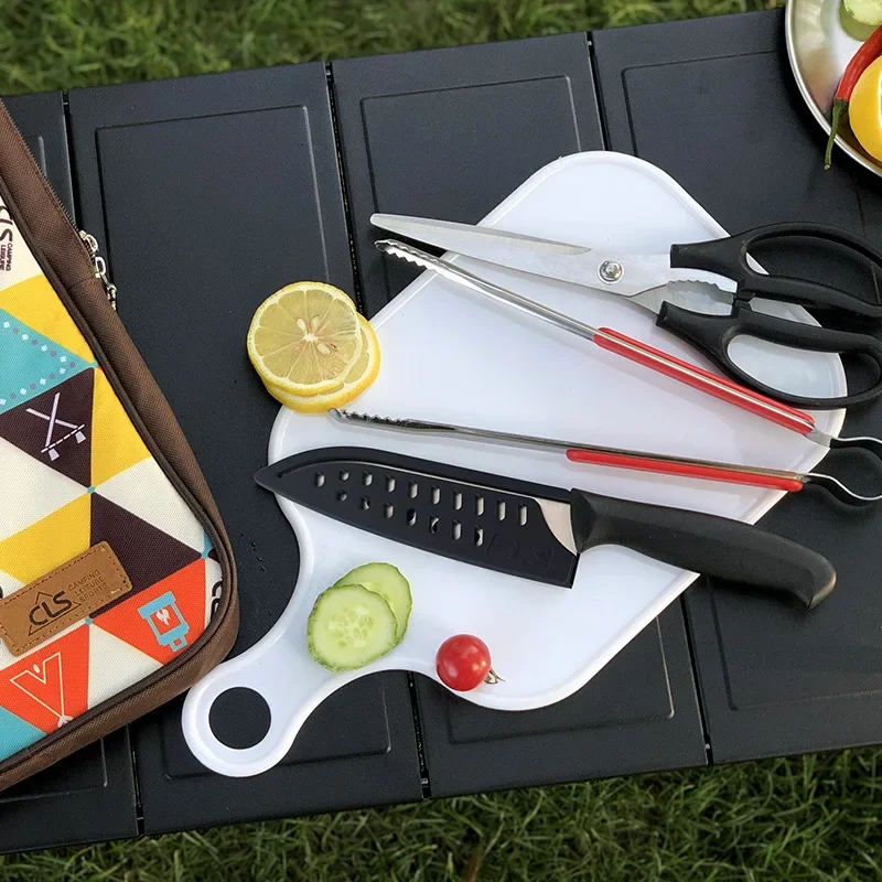 Large Capacity Tool Bag Outdoor Picnic Knives Kitchen Utensil Storage Bags Barbecue Tool Storage Closet Organizer Storage