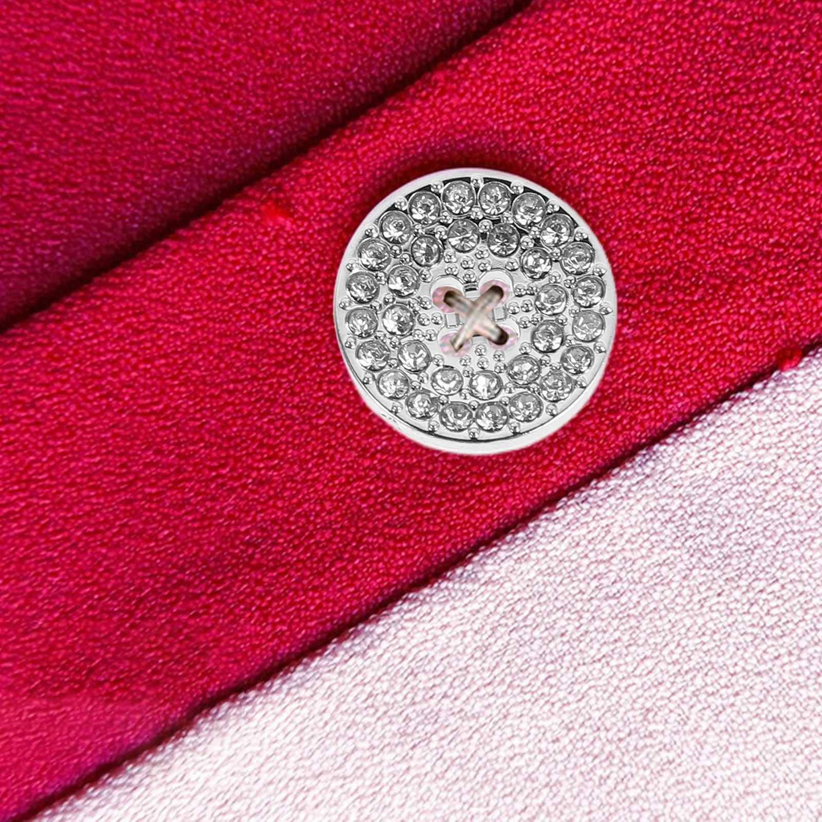

10 Pcs Rhinestone Buttons Coats Suits Shiny Decorative Embellishment Crafting Sewing Clothes Jackets Fabric Jean Replacement