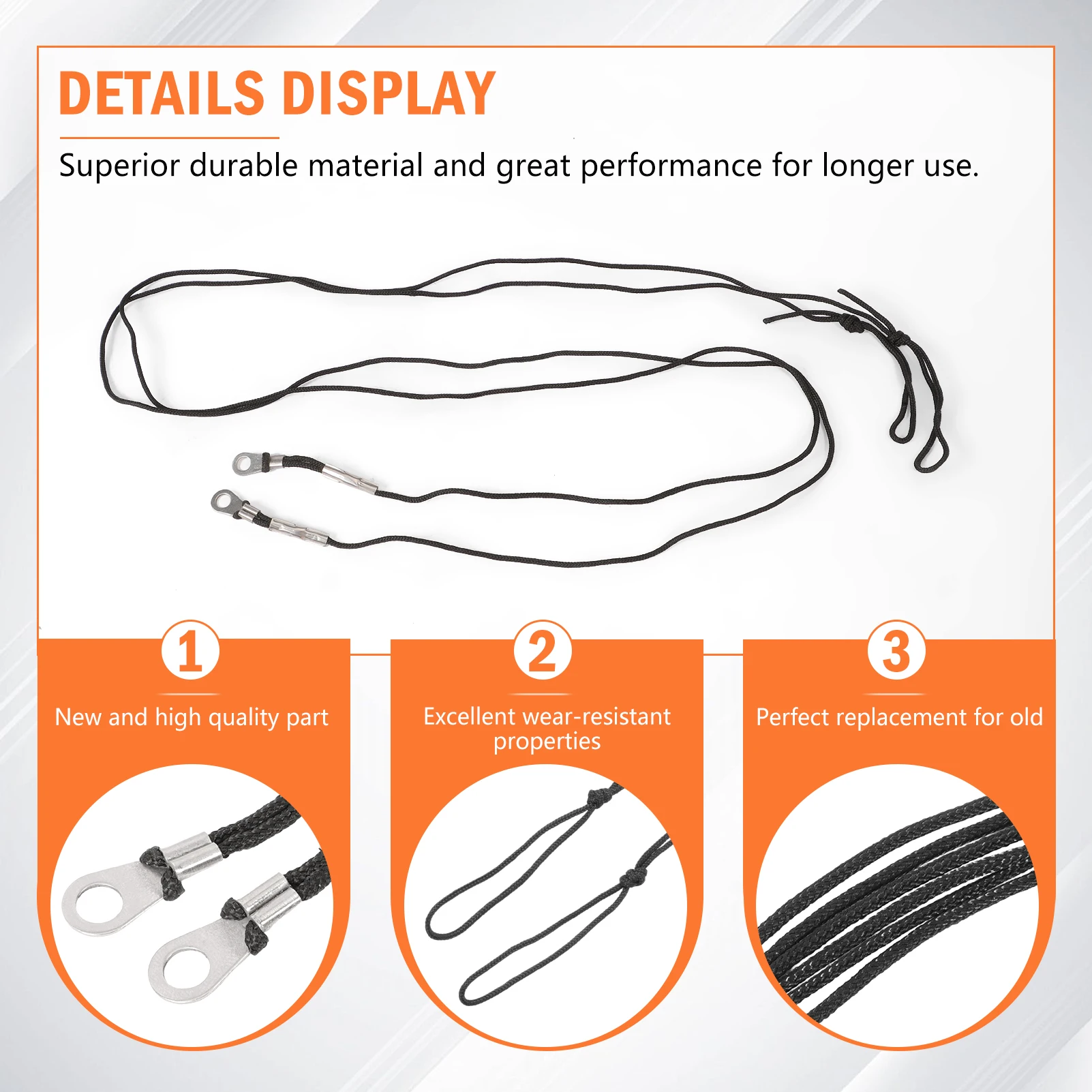 54377277475 Convertible Top Headliner Tension Rope For BMW E93 F33 F83 328i 335i 335is 435i 440i M3 M4 2007-2018