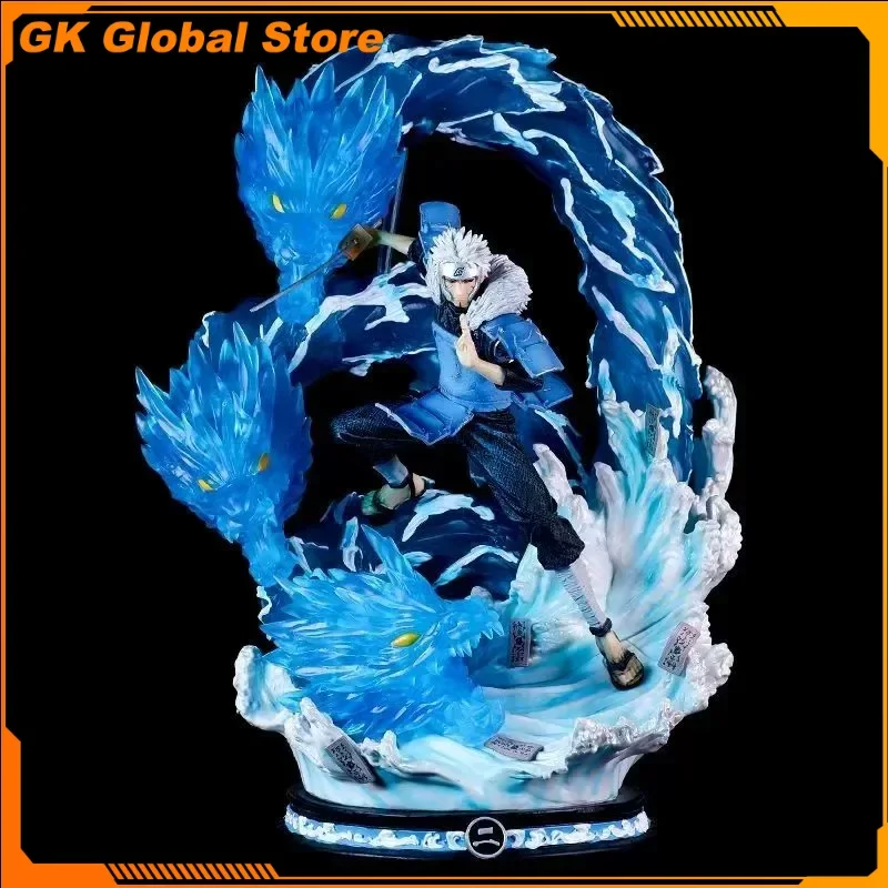 

New 43cm Naruto Anime Figure Senju Tobirama Peripheral PVC Model Collect Statue Desktop Decoration Ornaments Birthday Gifts Toys