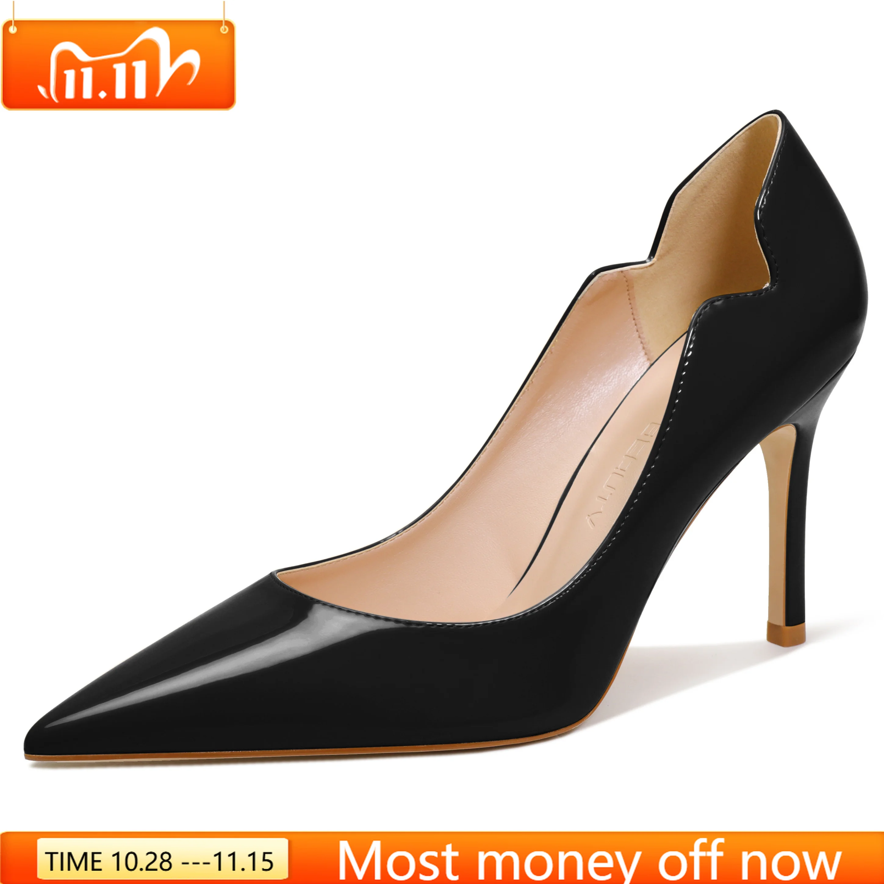 【Measure Your Feet Length Before Order】Elegant Luxry Designer Woman Pumps Sexy Fashion Thin High Heel Lady Party Shoe 34-CHC-33
