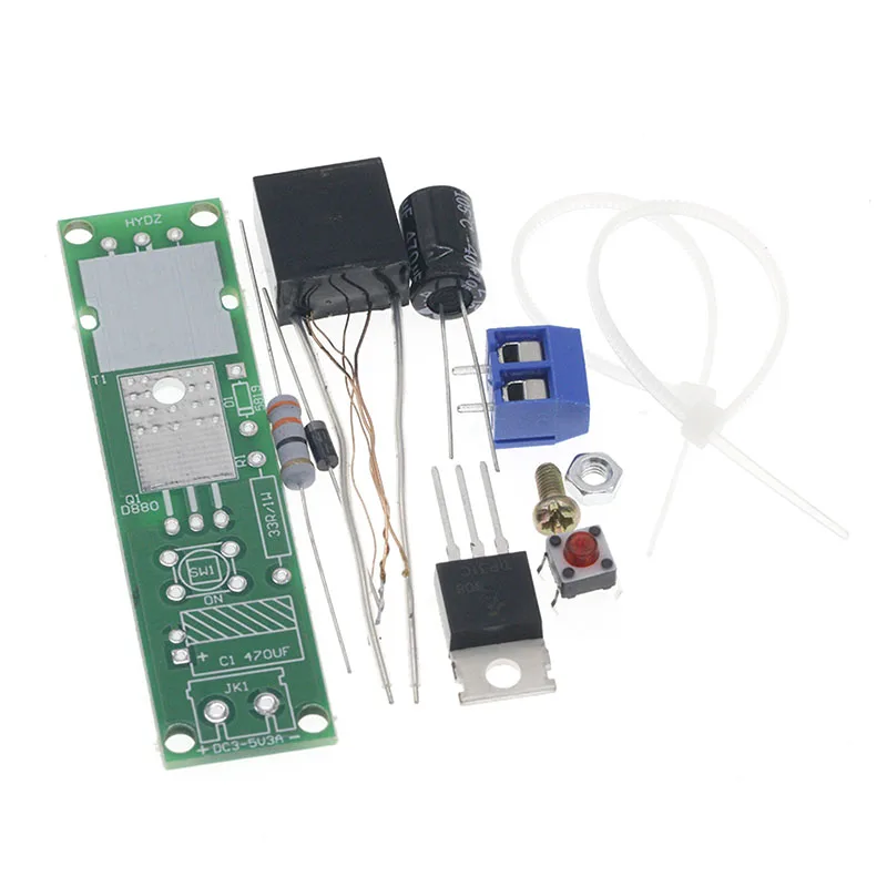 DC3-5V DIY Kit High Voltage Generator Arc Igniter Lighter  for  Electronic Production Suite