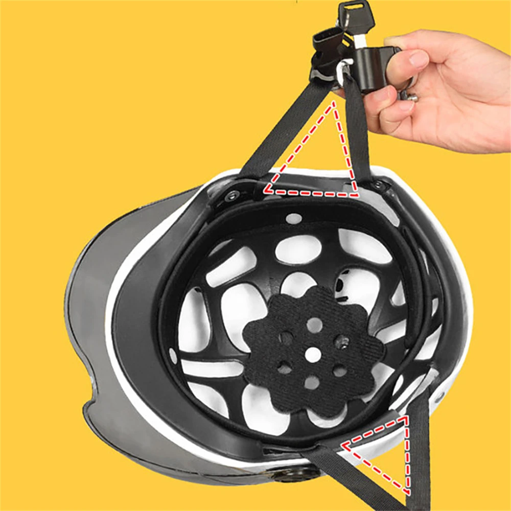 قفل أمان متعدد الوظائف للسيارة الكهربائية ، مضاد للسرقة ، مضاد للسرقة ، مريح وعملي ، متين ، قفل خوذة سكوتر ، عالمي