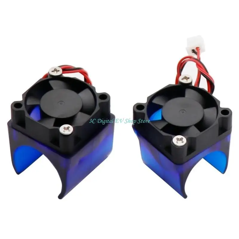 

E74D 3010 Cooling Fan with Brackets Duct Housing Guard 12V 24V Support Cover for V5V6