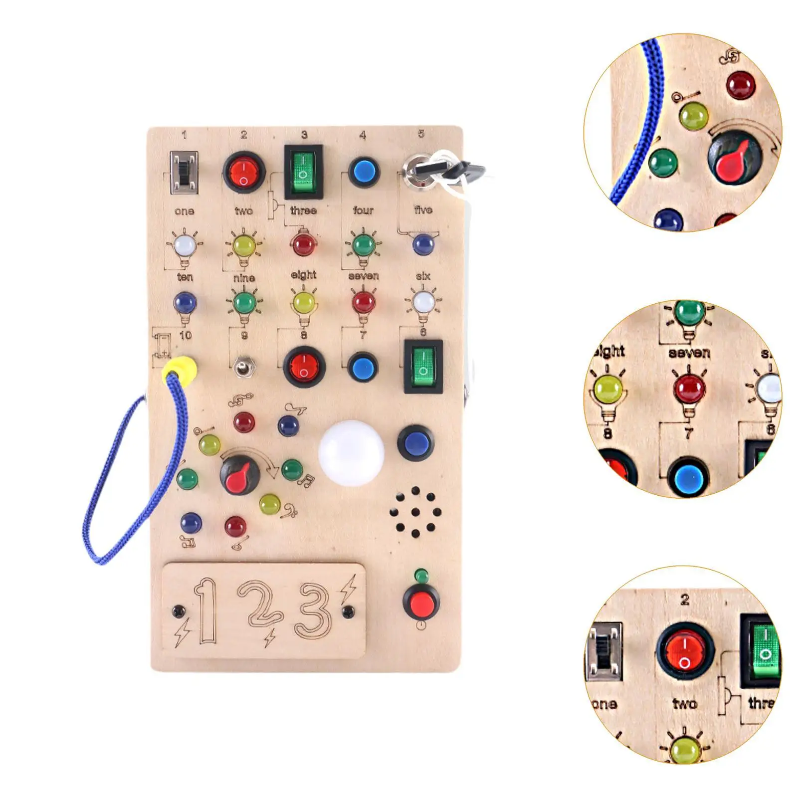 モンテッソーリ ビジーボード モンテッソーリに触発された感覚遊び 1歳以上のお子様向け