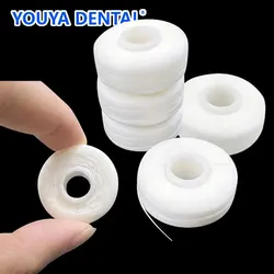 Dental Flosser 50m Teeth Cleaning Floss Spool Toothpick Wax Mint Mint Flavor Replacement Flat Wire Oral Hygiene Clean