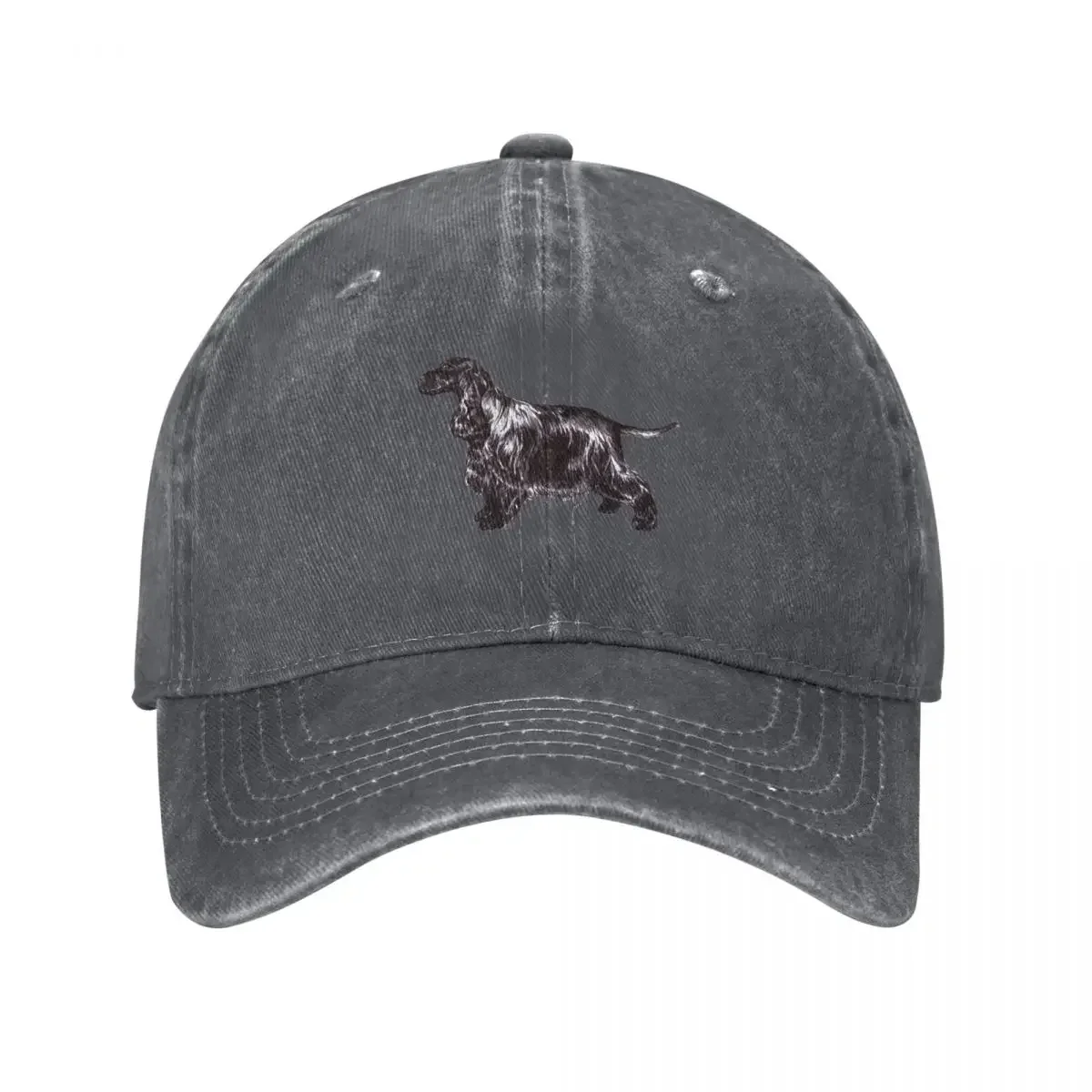 Cocker Spaniel - Blue Roan - Dog Breed Show Stack Stand Baseball Cap Fishing Cap Cosplay Hat Man For The Sun Women's Hats Men's