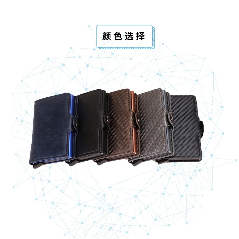 

Slim Thin Magic Mini Wallet Smart Minimalist Wallet 2023 New RFID Card Holder Wallet Anti-magnetic Anti-theft Zipper Wallet