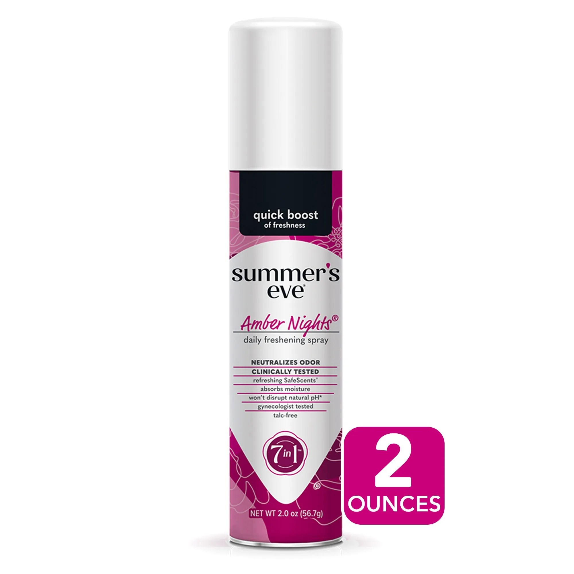 Amber Scent Feminine Freshening Spray, Gentle Daily Deodorizing Mist For Travel, Gym, And Personal Care