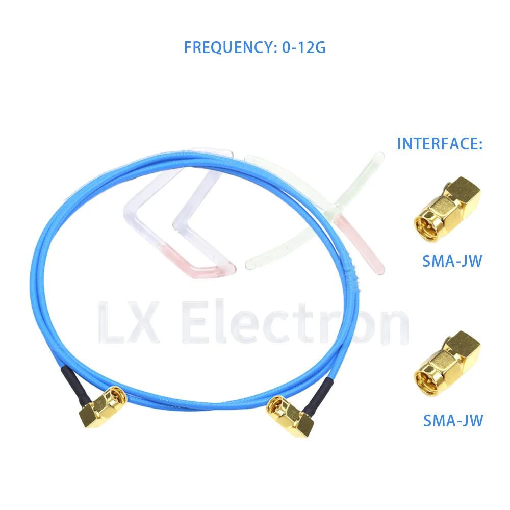 RM086 High-Frequency Cable SMA-J SMA-JW Flexible RF Cable SS405 Test Line Low VSWR 0-12GHz/0-18GHz Diameter 2.6mm