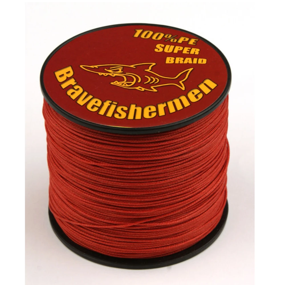 

1pc 4 Strands Red Carp Fishing Line 300M Braided PE Wire X4 Multifilament 6LB 8LB 10LB-100LB Fishing Universal Accessories