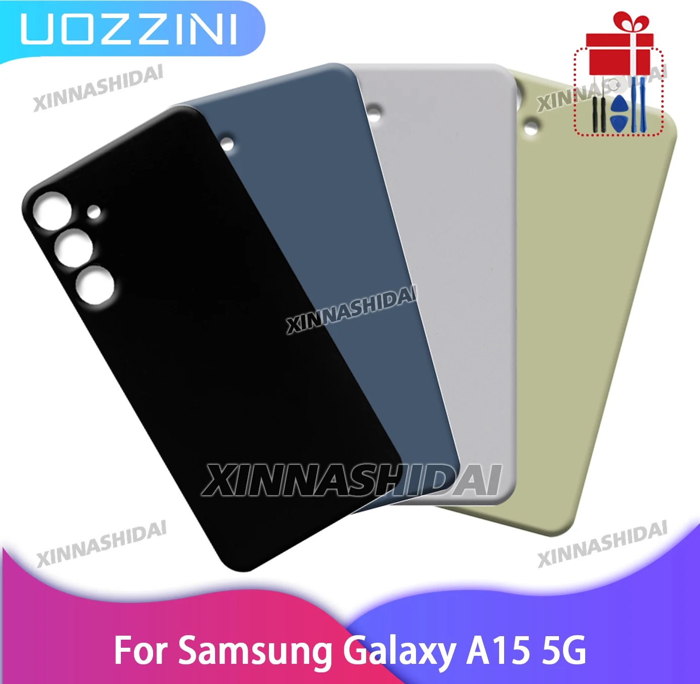 AAA Quality For Samsung Galaxy A15 5G Battery Back Cover For Galaxy A15 5G Rear Door Housing Case Replacement Parts