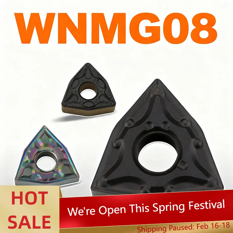 

WNMG08 MA/GF/PR/HQ/PM YZ6030 YZ5010 YZ5028 Твердосплавная вставка для внешнего токарного инструмента MWLNR Лезвие WNMG для стального резака Токарный станок с ЧПУ