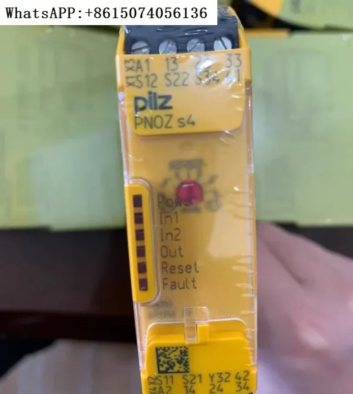 Pilz relay PNOZ s4 order number 750104/751104/750134