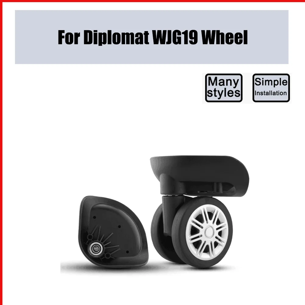 

For Diplomat WJG19 Trolley Case Wheel Pulley Sliding Universal Luggage Wheel Silent Smooth Wear-resistant Accessories Casters