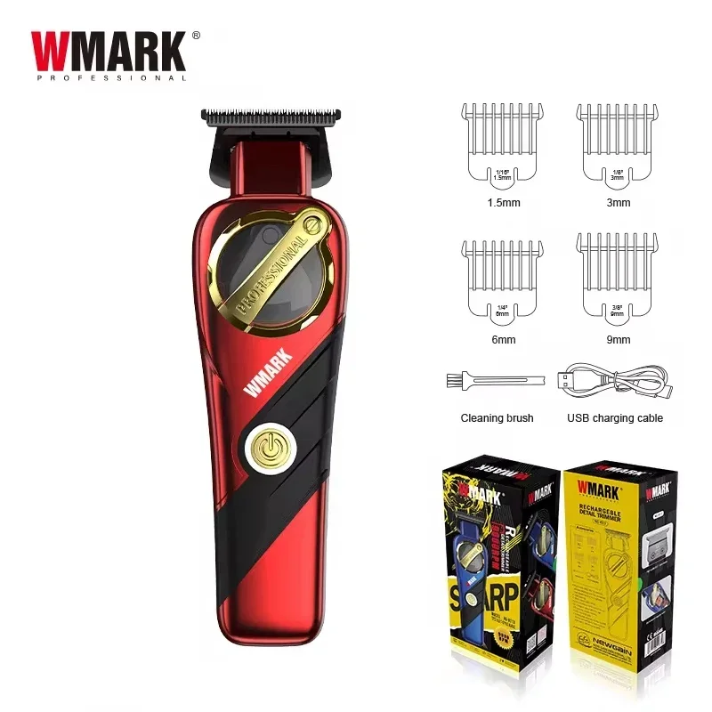 

NEW 2024 WMARK 9213 Hair Trimmer,Magnetic levitation motor, high speed 9000rpm,Beard Trimmer,Hair Clipper for men,DLC Blade