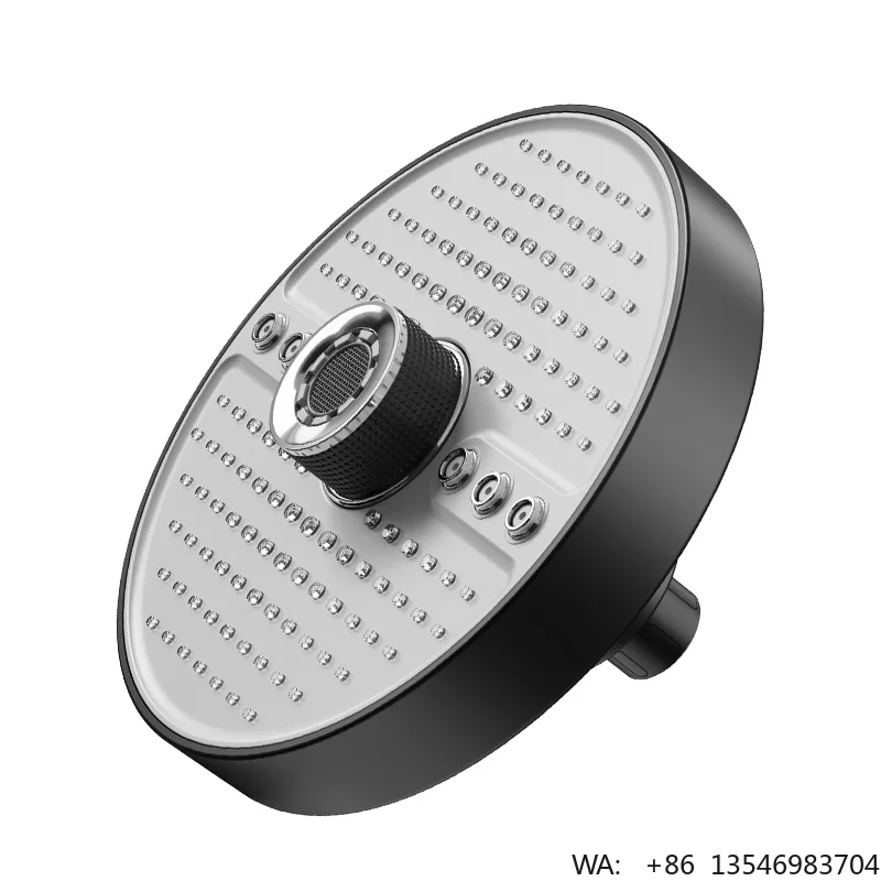 

High-pressure Water Saving Single Outlet Small-top Spray Shower Head for Bathroom and Hotel Use Portable Hanging Shower Head
