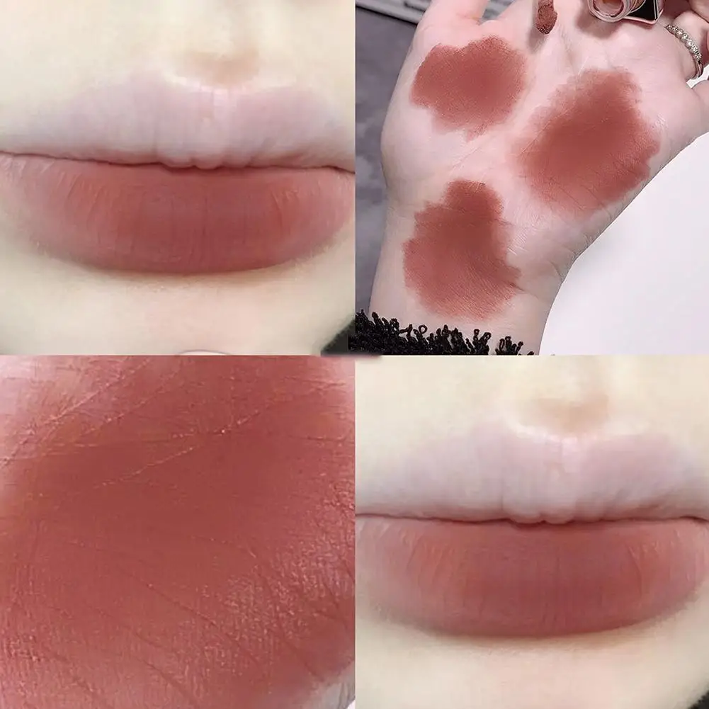 Water Lip Gloss Waterproof Non-Stick Cup Low Saturation Red Beauty Cosmetic Tint Lip Rouge Cheek Lips Makeup Glaze H0L9