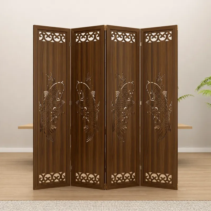 New Chinese Style Modern Simple Door Entry Screen Partition Living Room Office Creative Decoration Mobile Occlusion Divider