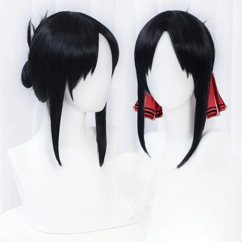 Shinomiya Kaguya Cosplay Wig Anime Kaguya Sama Love Is War Heroine Fujiwara Chika Role Long Hair Ball Woman Colorful Headgear