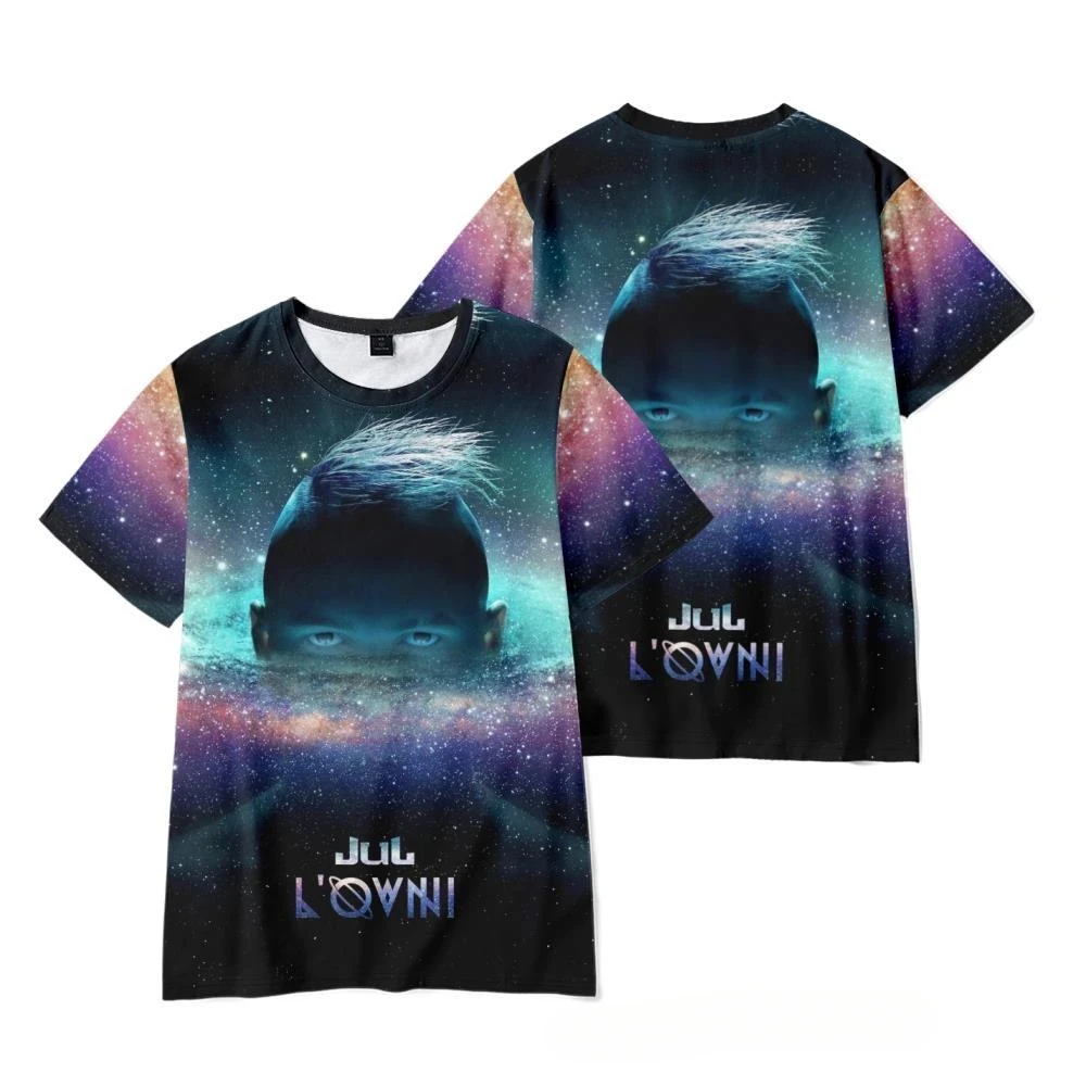 Popular Rapper JuL New Album 3D Printed T-Shirts Summer Men's /Women's Hip hop Trend Short Sleeve Tees Top Oversized Streetwear