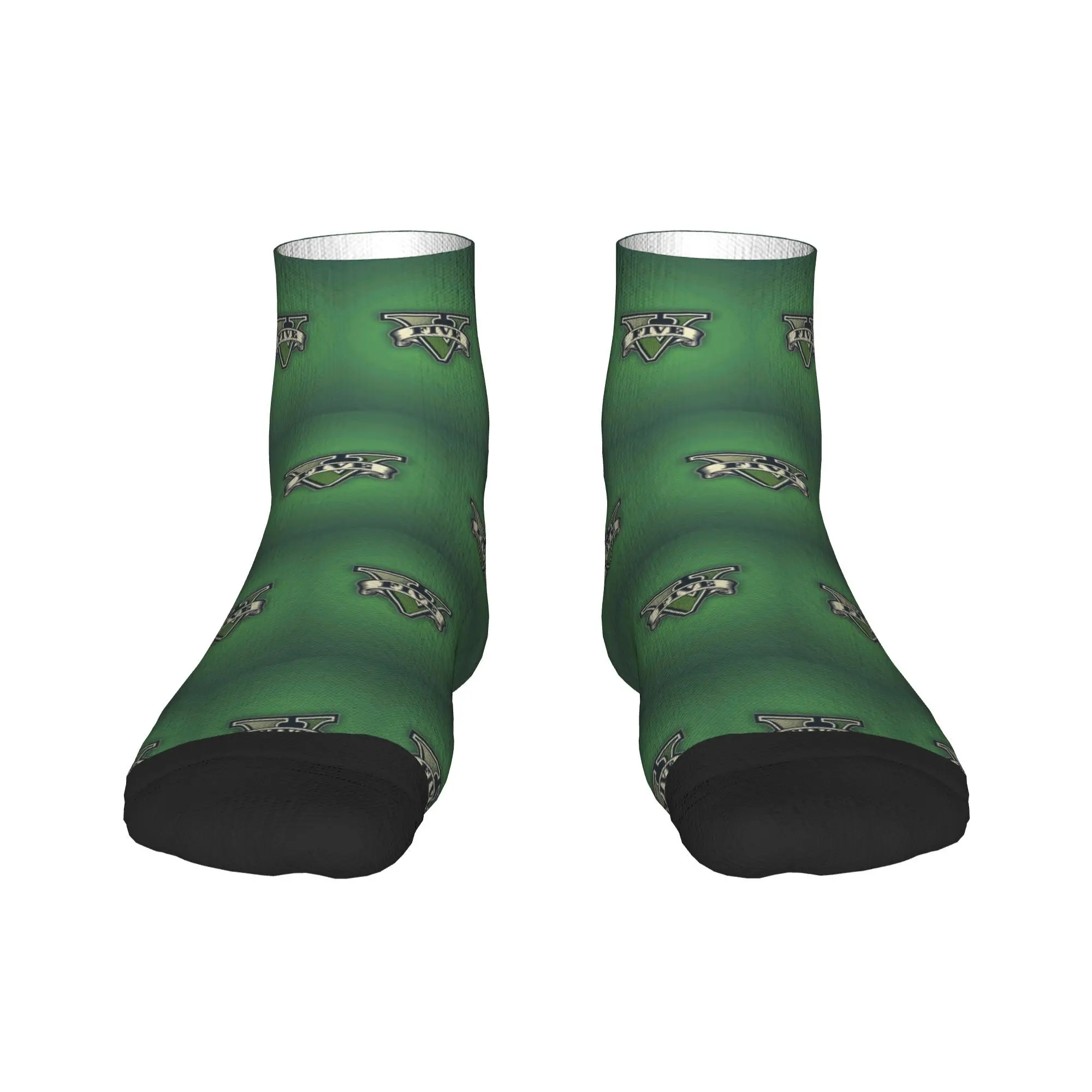 

Grand Theft Auto Collage Adventure Game GTA (10) Socks Harajuku Stockings All Season Socks Accessories for Man's Woman's