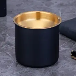 Portable  Practical Funnel Design Elegant Table Ashtray Deep Ash Container Windproof   for Office
