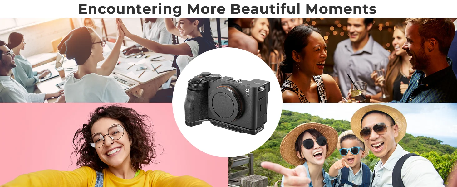 SmallRig A7C II/A7CR L-förmige Montageplatte mit Silikongriff für Sony Alpha 7C II/Alpha 7CR, mit Arca-Swiss Schnellwechselplatte 4797 – Detail 8