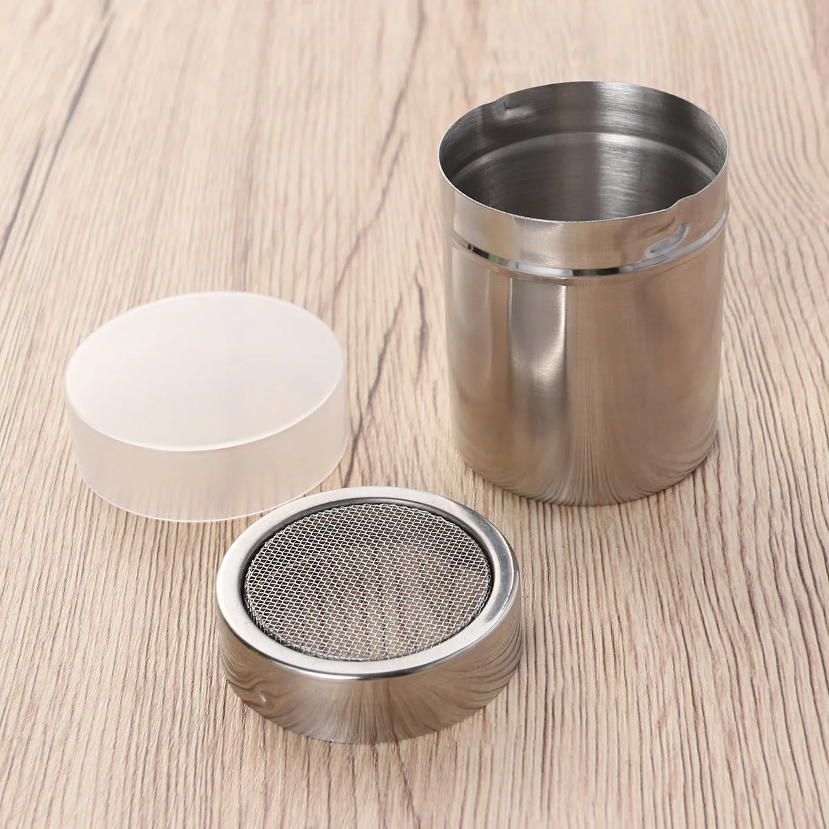 

Stainless Steel Spice Jars 304 Seasoning Bottle Salt Shaker Silver Condiment Container Kitchen Organizers Storage Solution