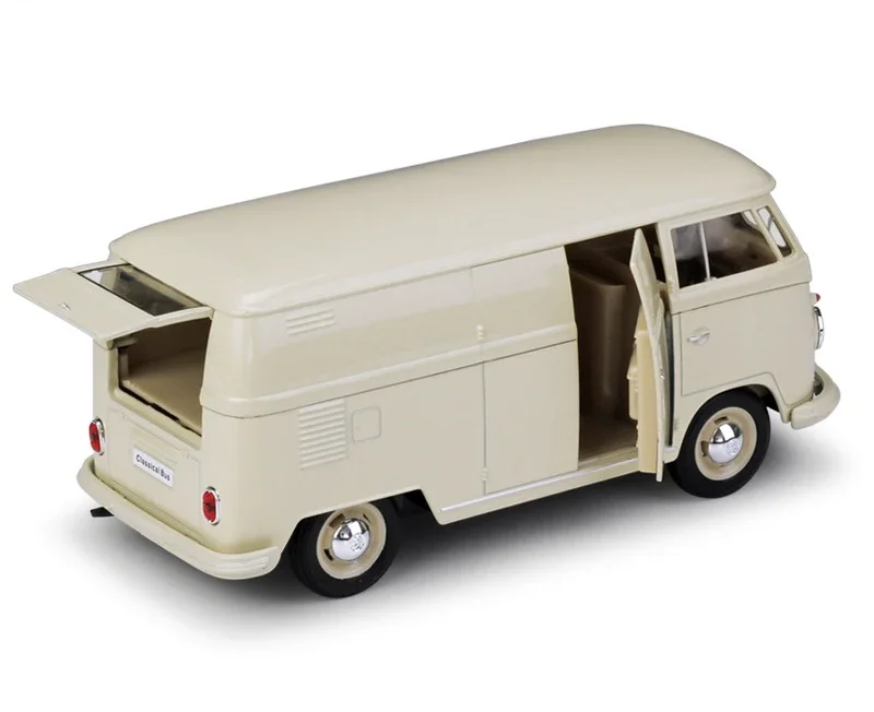 WELLY 1:24 1963 Volkswagen T1 T2 حافلة ديكاست سيارة عالية محاكاة نموذج سيارة سبيكة معدنية الكلاسيكية سيارات لعبة جمع هدية B596